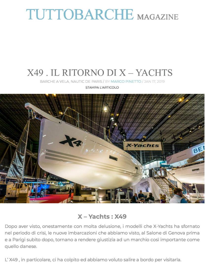 埃克斯（X-Yachts）x4-9帆船