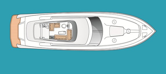 香港22米美斯73F飞桥豪华游艇设计图