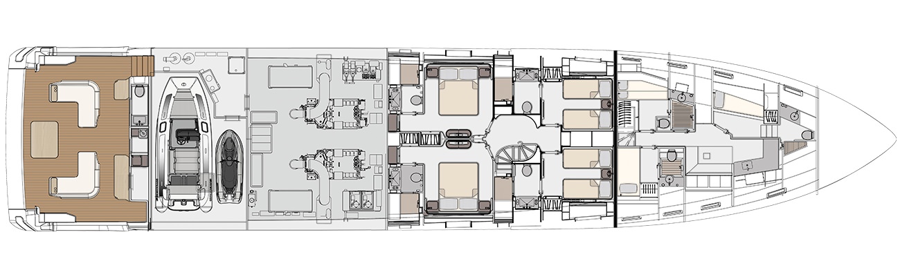 Azimut Grande TRIDECK-MTU-2400