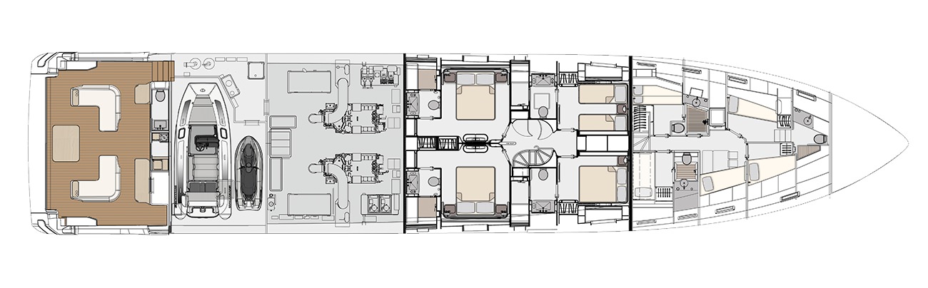 Azimut Grande TRIDECK-MTU-2600