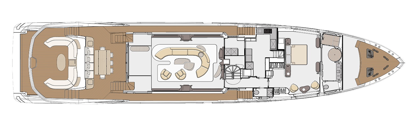 Azimut Grande TRIDECK-MTU-2400