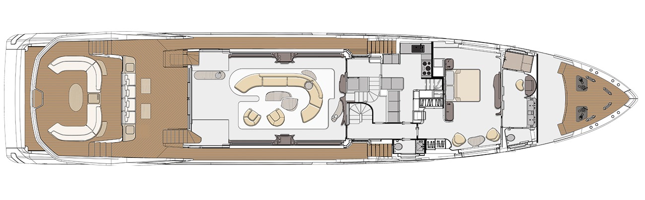 Azimut Grande TRIDECK-MTU-2600