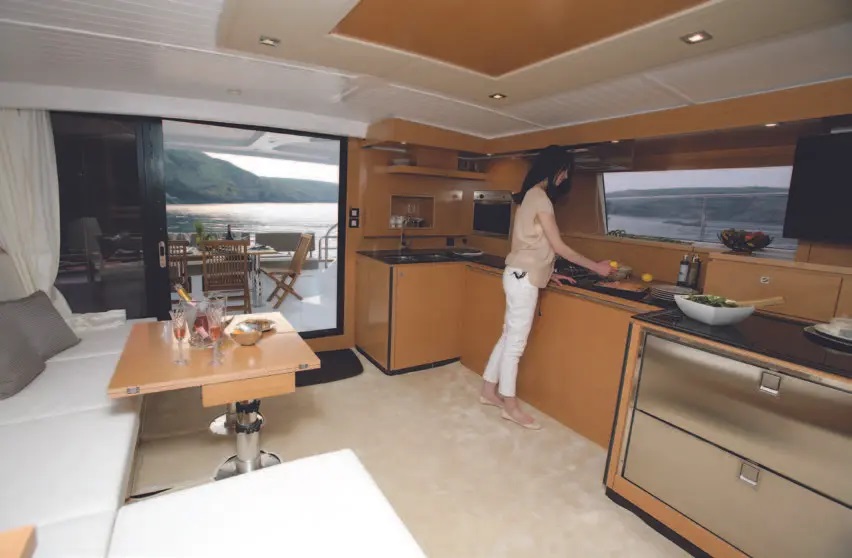 14米枫丹白露（Fountaine Pajot）Cumberland MY47LC双体游艇船舱