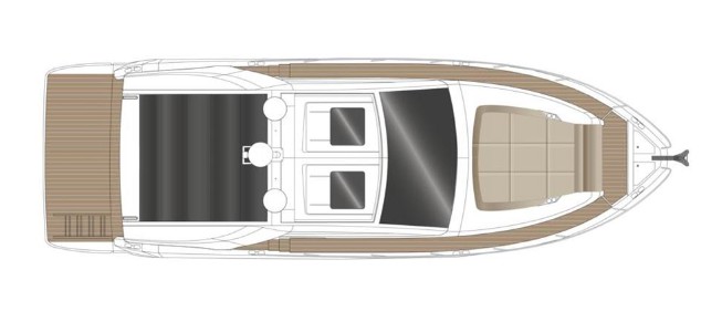 13米的西莱（Sealine）S430二手游艇布局图2