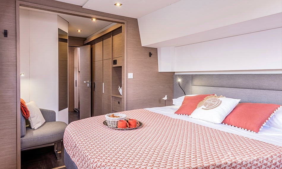 枫丹白露（Fountaine Pajot）Aura51双体帆船卧室