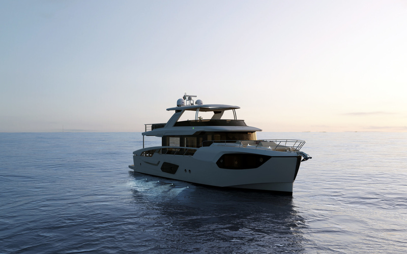 雅舶仕（Absolute）Navetta70豪华飞桥游艇