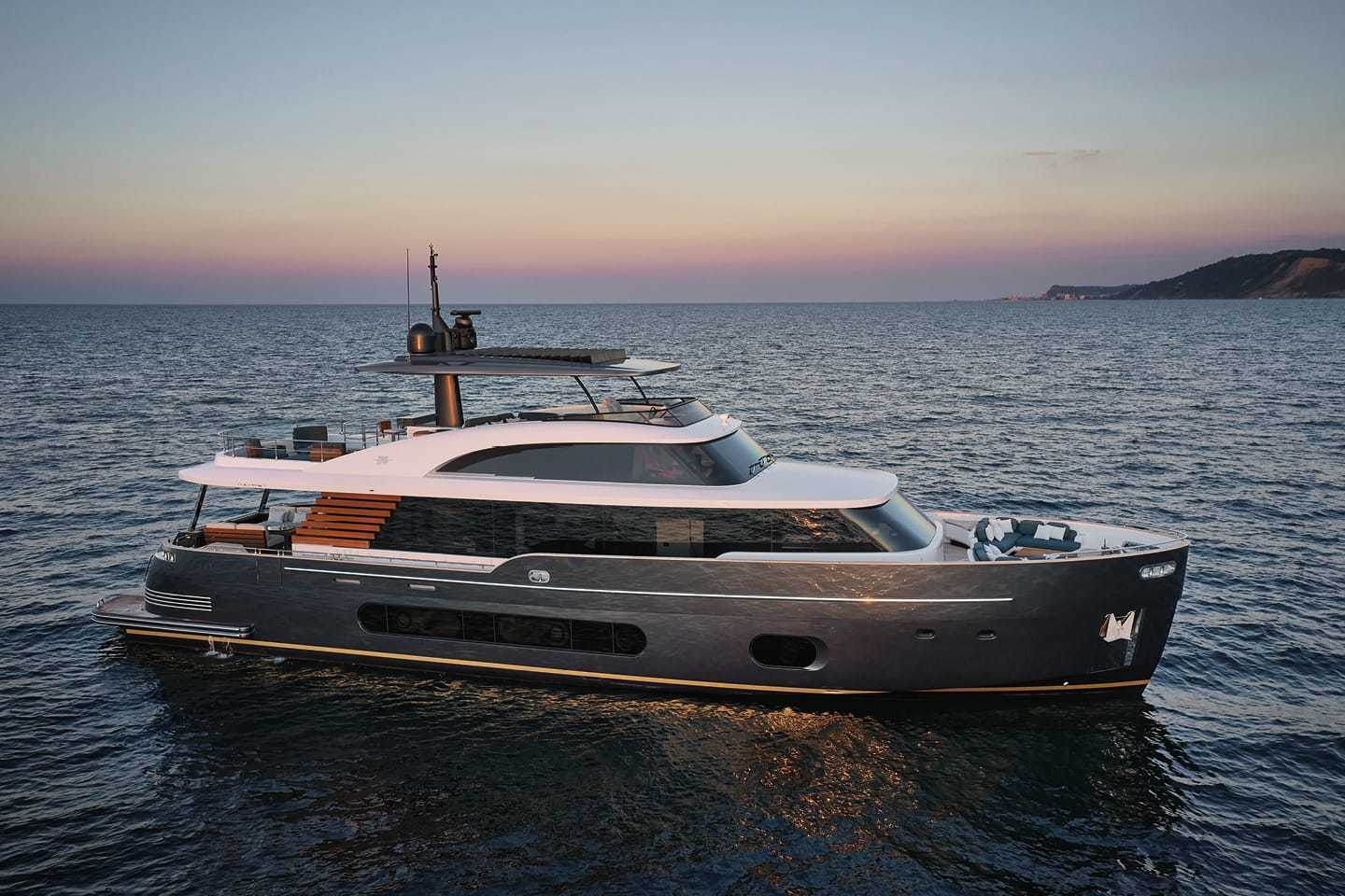 阿兹慕（Azimut）Magellano 25M飞桥游艇